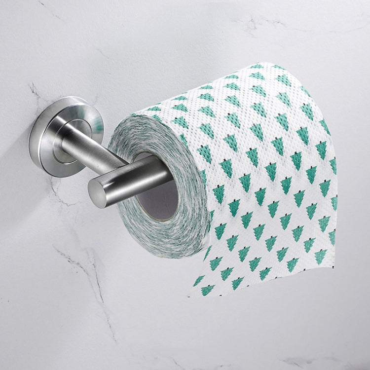 304 Stainless Steel With Grooved Bathroom Pendant Bathroom Shelf,Style: Paper Towel Holder A