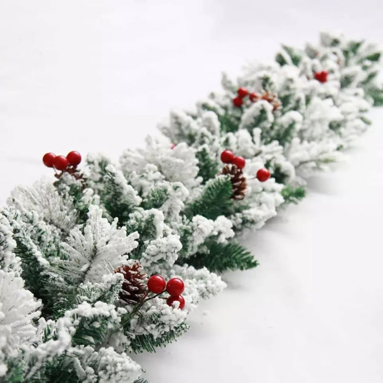 Christmas Decoration Door Hanging Long Flocking Rattan, Specification: 2.7 Meters