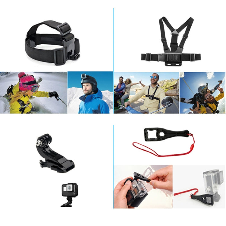 23 in 1 Starter Accessories Combo Kits for GoPro Hero11 Black / HERO10 Black / GoPro HERO9 Black / HERO8 Black / HERO7 /6 /5 /5 Session /4 Session /4 /3+ /3 /2 /1, DJI Osmo Action and Other Action Cameras(Black)