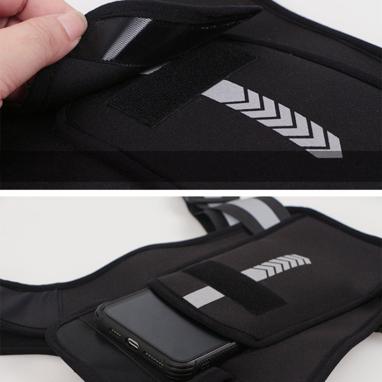 Running Reflective Vest Bag Outdoor Sports Mobile Phone Chest Bag