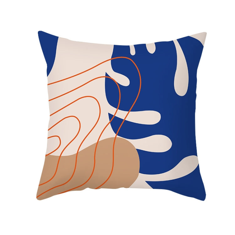 3 PCS Abstract Printed Pattern Pillowcase Retro Art Sofa Cushion Without Pillow Core, Size: 45x45cm