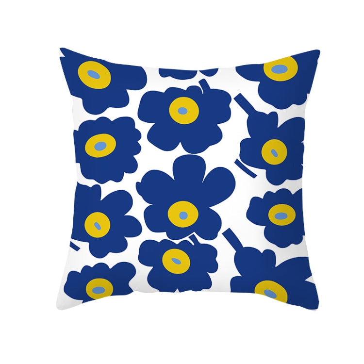 3 PCS Abstract Printed Pattern Pillowcase Retro Art Sofa Cushion Without Pillow Core, Size: 45x45cm