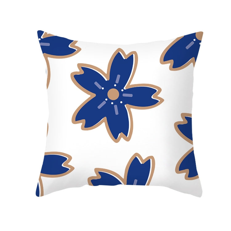 3 PCS Abstract Printed Pattern Pillowcase Retro Art Sofa Cushion Without Pillow Core, Size: 45x45cm