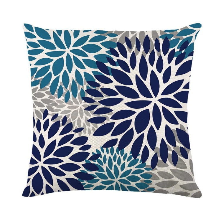 2 PCS Waterproof Antifouling & Oil Proof Pillowcase Living Room Home Printing Polyester Linen Sofa Cushion Without Pillow Core, Size: 45x45cm