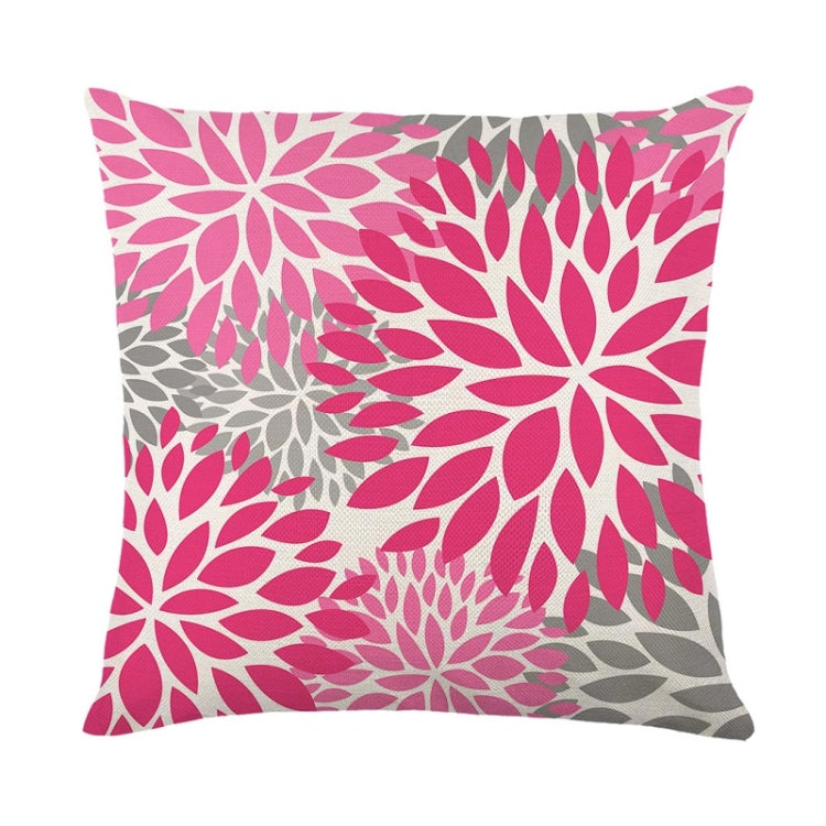2 PCS Waterproof Antifouling & Oil Proof Pillowcase Living Room Home Printing Polyester Linen Sofa Cushion Without Pillow Core, Size: 45x45cm