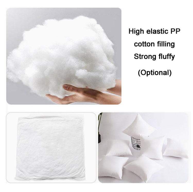 Double-sided Sequin Plush Pillowcase + Pillow Home Living Room Sofa Cushion, Specification: 40x40cm