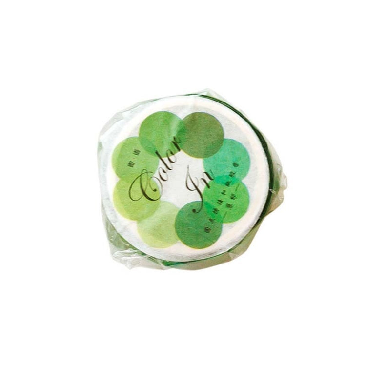 10 in 1 Washi Collage Tape Fresh Polka Dot Handbook Decoration Sticker