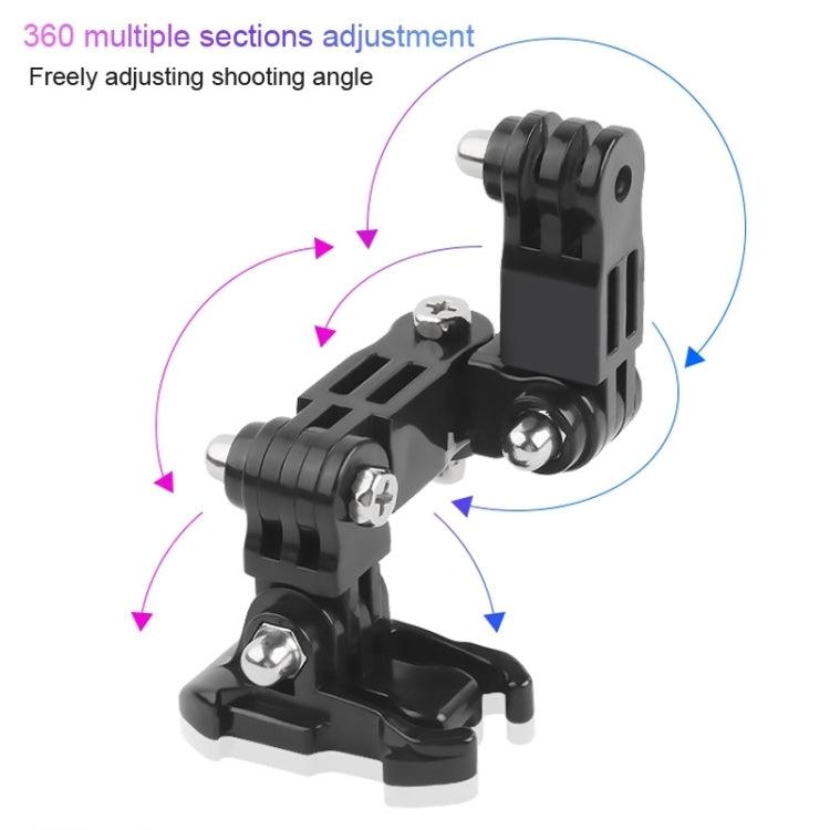 2 Set Cycling Helmet Adhesive Multi-Joint Arm Fixed Mount Set for GoPro Hero11 Black / HERO10 Black / GoPro HERO9 Black / HERO8 Black / HERO7 /6 /5 /5 Session /4 Session /4 /3+ /3 /2 /1, DJI Osmo Action and Other Action Cameras Top Combo Kit