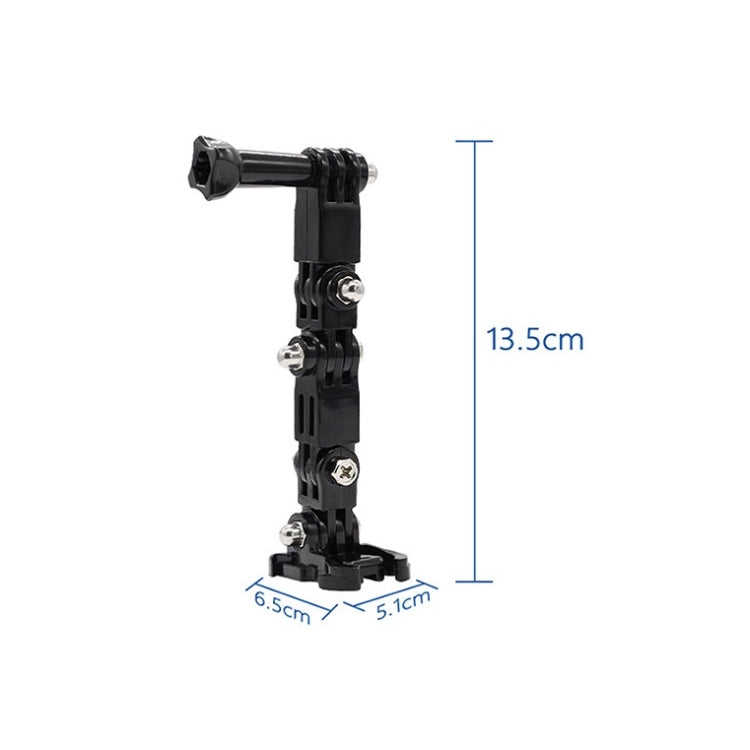 2 Set Cycling Helmet Adhesive Multi-Joint Arm Fixed Mount Set for GoPro Hero11 Black / HERO10 Black / GoPro HERO9 Black / HERO8 Black / HERO7 /6 /5 /5 Session /4 Session /4 /3+ /3 /2 /1, DJI Osmo Action and Other Action Cameras Top Combo Kit