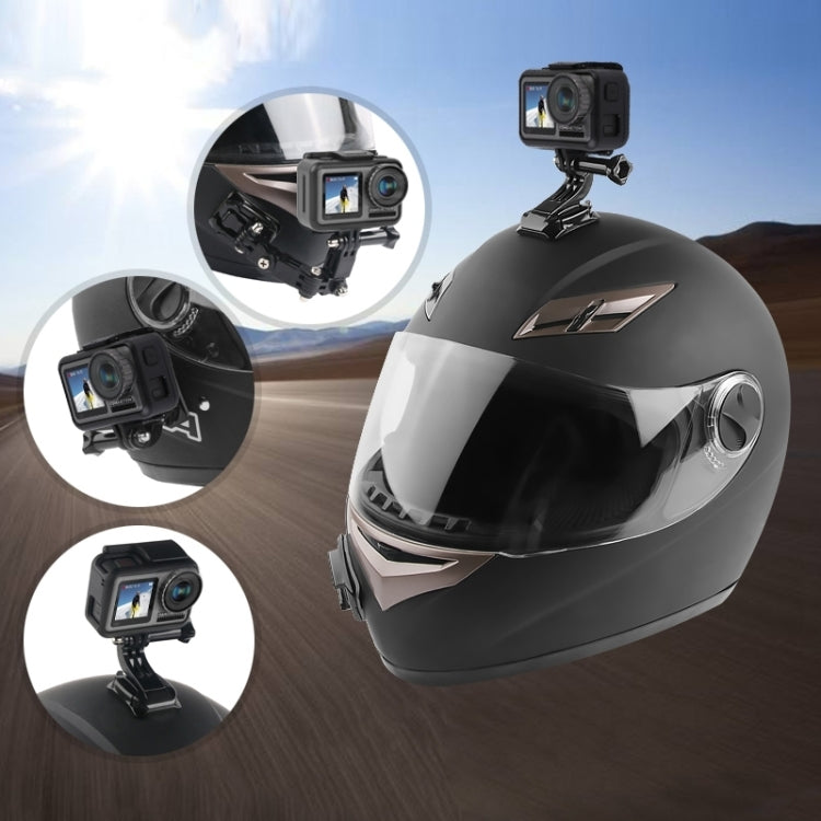 2 Set Cycling Helmet Adhesive Multi-Joint Arm Fixed Mount Set for GoPro Hero11 Black / HERO10 Black / GoPro HERO9 Black / HERO8 Black / HERO7 /6 /5 /5 Session /4 Session /4 /3+ /3 /2 /1, DJI Osmo Action and Other Action Cameras Top Combo Kit