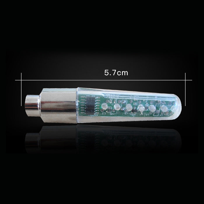 Double-side Bicycle Wheel Spoke LED Lights Lamps Cycle Tyre Tire Wheel Valve 7 LED Flash Light