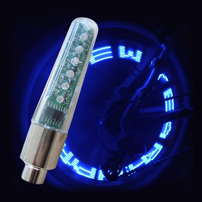 Double-side Bicycle Wheel Spoke LED Lights Lamps Cycle Tyre Tire Wheel Valve 7 LED Flash Light