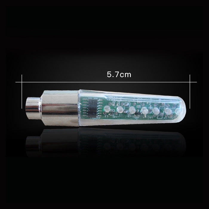 Double-side Bicycle Wheel Spoke LED Lights Lamps Cycle Tyre Tire Wheel Valve 7 LED Flash Light