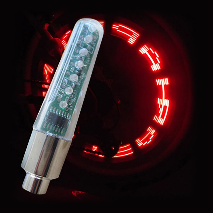 Double-side Bicycle Wheel Spoke LED Lights Lamps Cycle Tyre Tire Wheel Valve 7 LED Flash Light