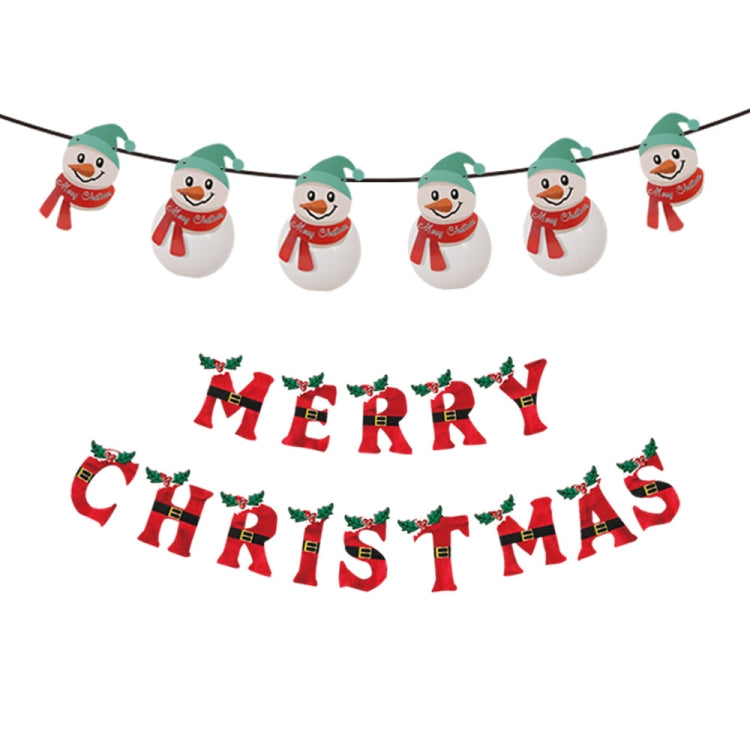 5769 Christmas Snowman Theme Decoration Balloon Set