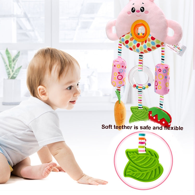 Stroller Toy 0-1 Year Old Bed Hanging Turn Bead Doll Baby Bed Bell Plush Rattle