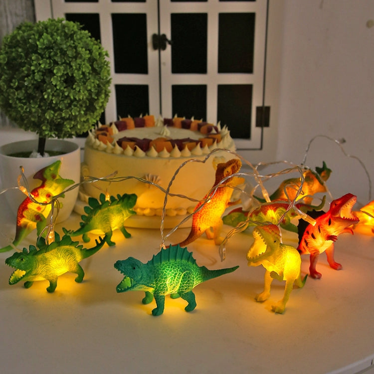 KLDC001 10 LEDs 3000LM Dinosaur String Lights Children Room Christmas Decoration Lantern(Warm Light)