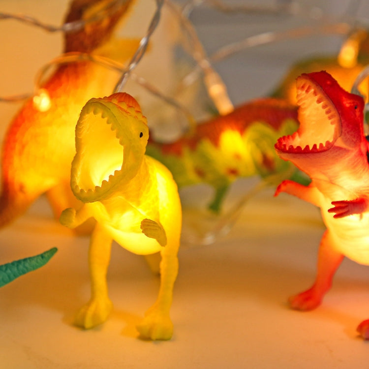 KLDC001 10 LEDs 3000LM Dinosaur String Lights Children Room Christmas Decoration Lantern(Warm Light)