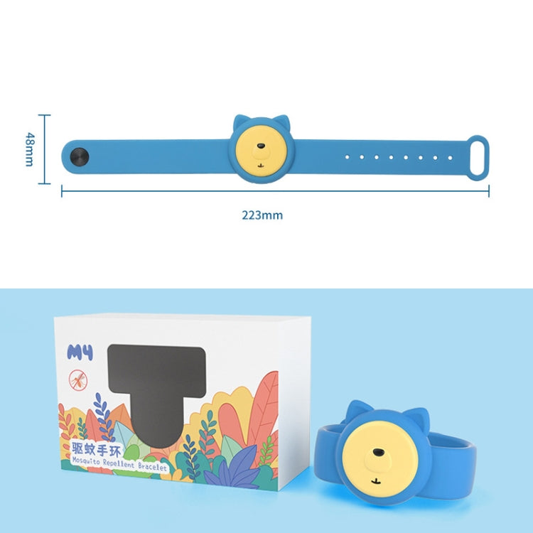 WT-M4 Outdoor Portable Children Cartoon Ultrasonic USB Anti-Mosquito Bracelet