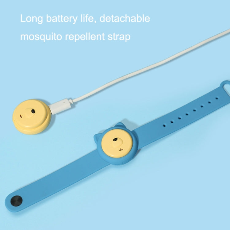 WT-M4 Outdoor Portable Children Cartoon Ultrasonic USB Anti-Mosquito Bracelet
