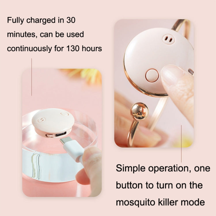 WT-M6 Outdoor Portable USB Ultrasonic Mosquito Repellent Bracelet