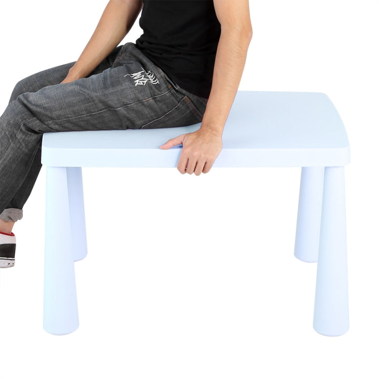 Plastic Double Thickening Rectangular Table Writing Desk Painting Game Toys Children Kindergarten Table, Size:Ordinary