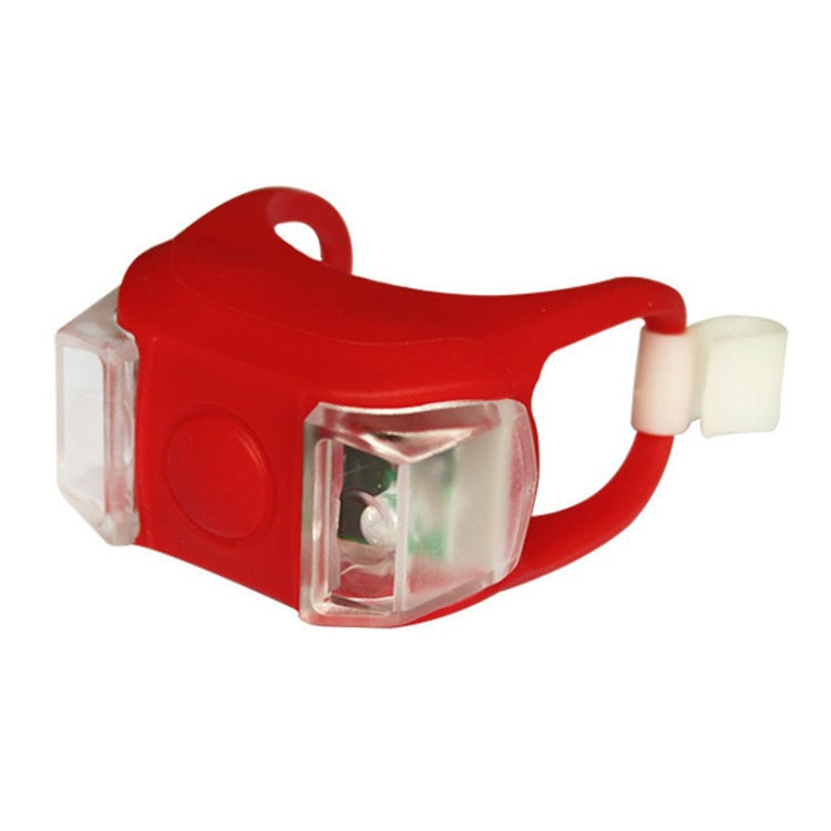 10 PCS Outdoor Night Silicone Caution Lamp Bicycle Light Mountain Bike Decoration Safety Warning Light Taillight