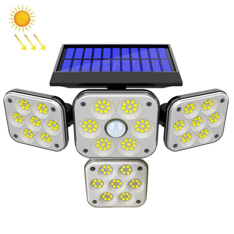 TG-TY051 4-Head Rotatable Solar Wall Light Body Sensor Outdoor Garden Waterproof Corridor Garden Lighting Street Light, Spec: 180 LED