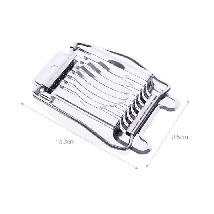 2 PCS Stainless Steel Egg Cutter Egg Splitter(Cutting Egg)