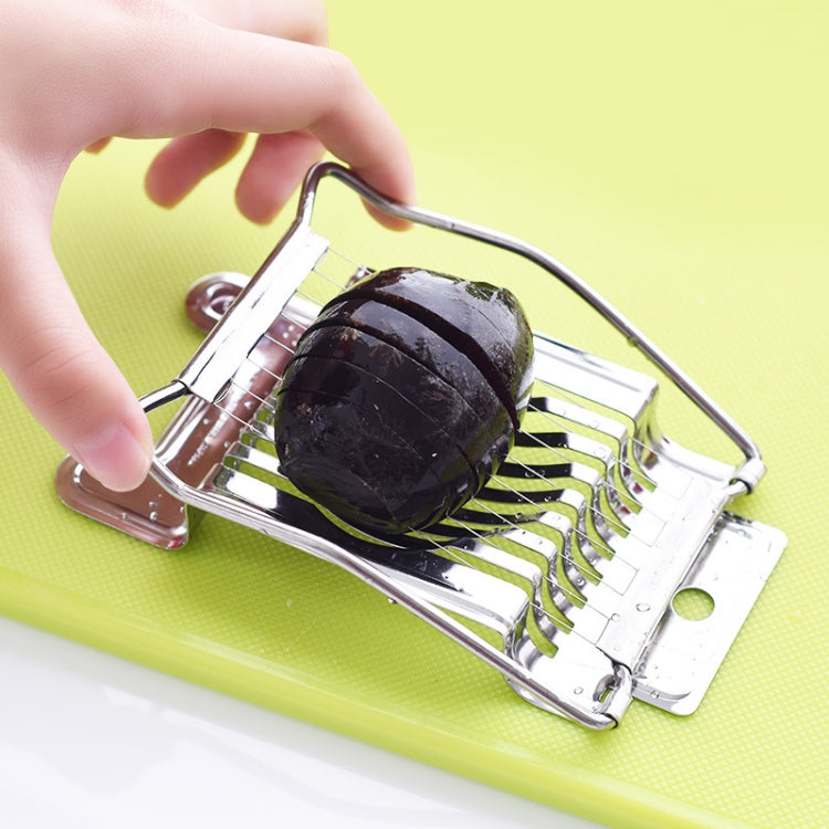 2 PCS Stainless Steel Egg Cutter Egg Splitter(Cutting Egg)