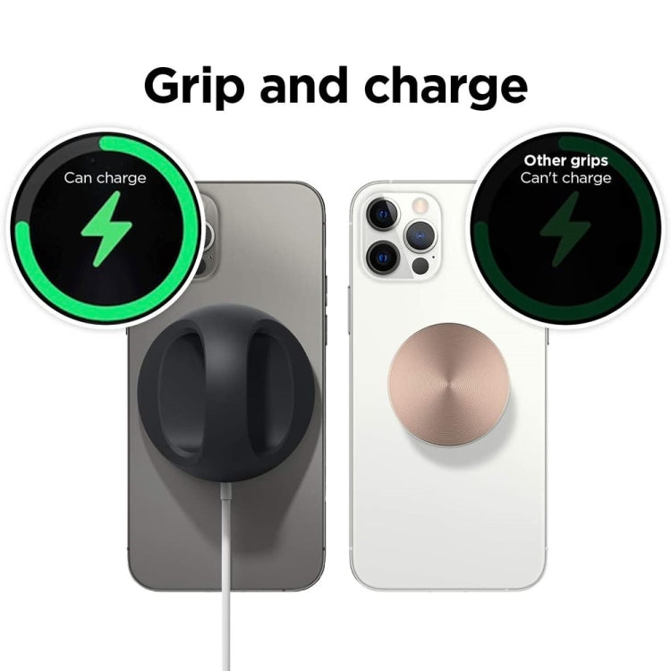 2 PCS KSK-702 Multifunctional Mobile Phone Ring Bracket Magnetic Wireless Charging Anti-Slip Ring Bracket