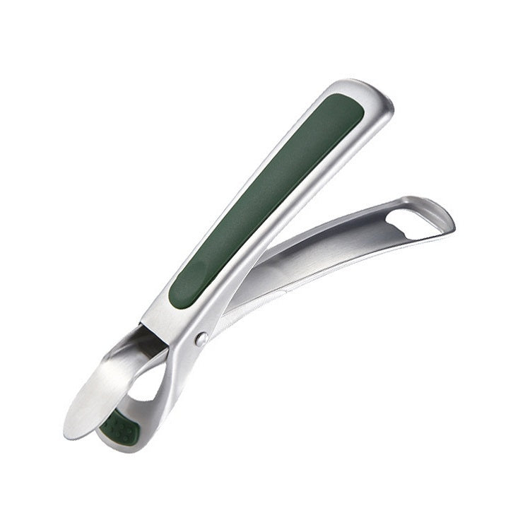 Kitchen 304 Stainless Steel Inlaid Rubber Non-Slip Anti-Scald Dish Holder And Tray Lifter