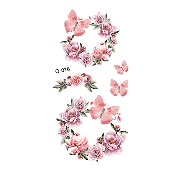 50 PCS Literary Small Fresh Flower Tattoo Sticker Rose Waterproof Lasting Arm Sticker