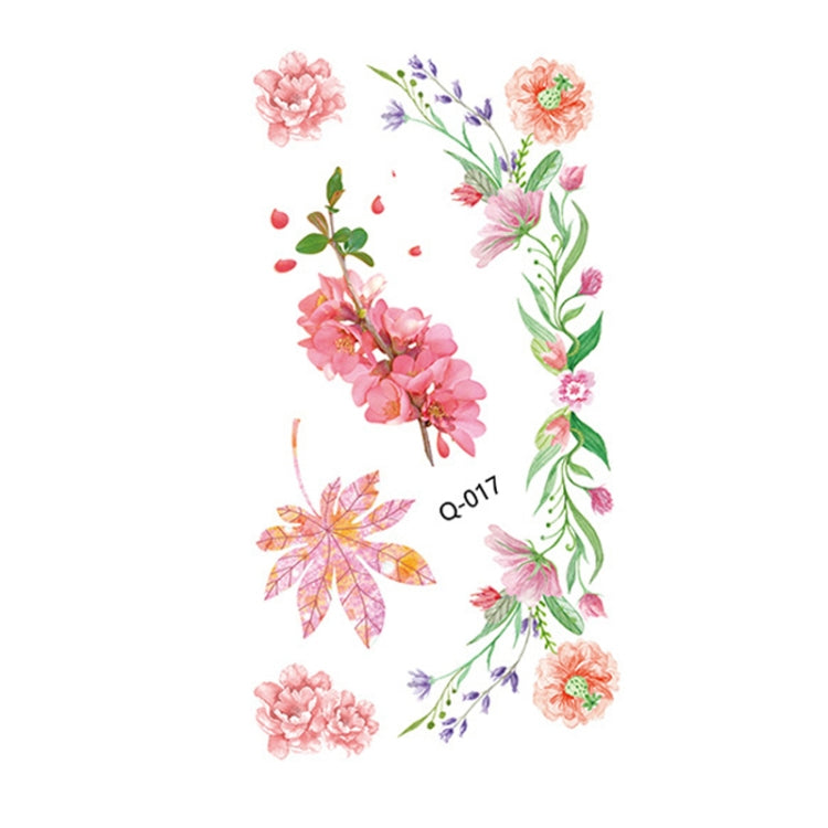 50 PCS Literary Small Fresh Flower Tattoo Sticker Rose Waterproof Lasting Arm Sticker