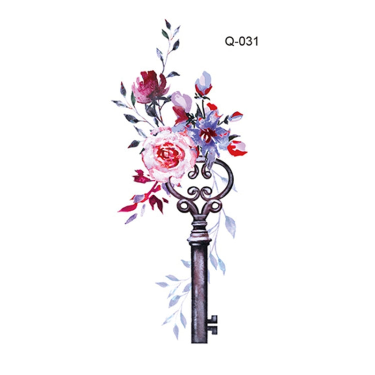 50 PCS Literary Small Fresh Flower Tattoo Sticker Rose Waterproof Lasting Arm Sticker