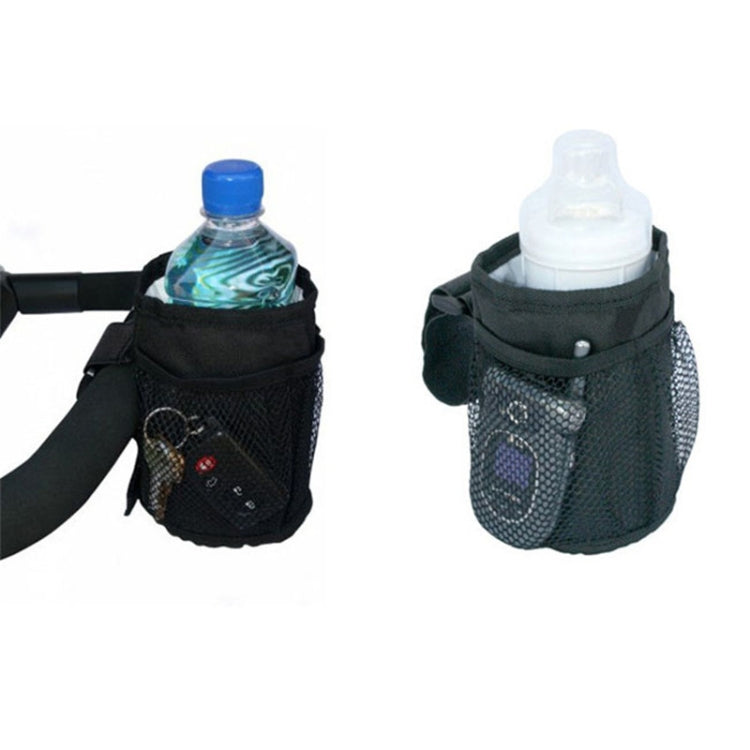 2 PCS Baby Stroller Special Mug Bag Side Hanging Cup Holder Waterproof Baby Stroller Supplies