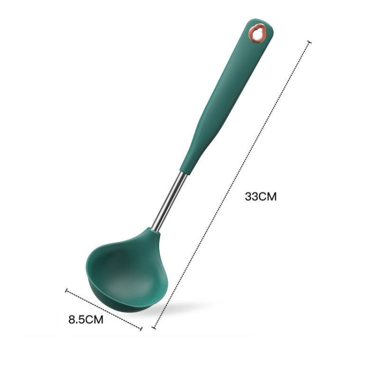 Antibacterial Silicone Kitchenware That Prevents Scalding And Does Not Hurt The Pot For Home Cooking , Specification: Soup Spoon