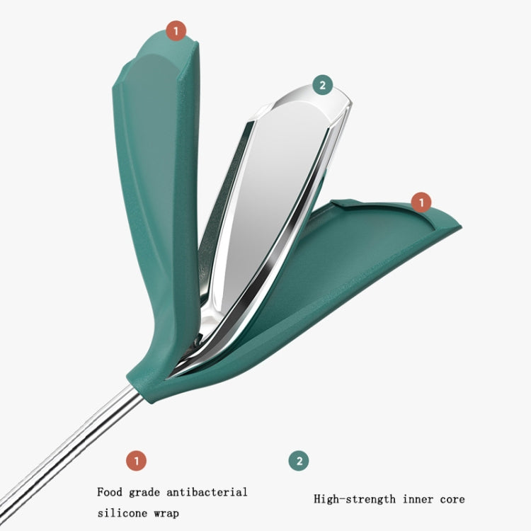Antibacterial Silicone Kitchenware That Prevents Scalding And Does Not Hurt The Pot For Home Cooking , Specification: Spoon For Picking-up the Noodles