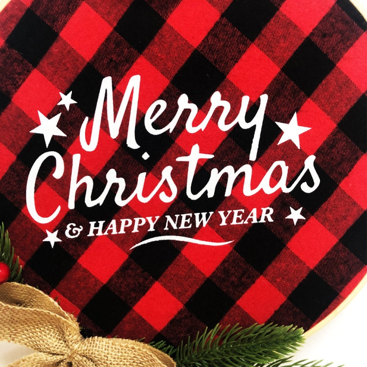 Christmas Wreath Pendant Decoration Welcome Door Hanging