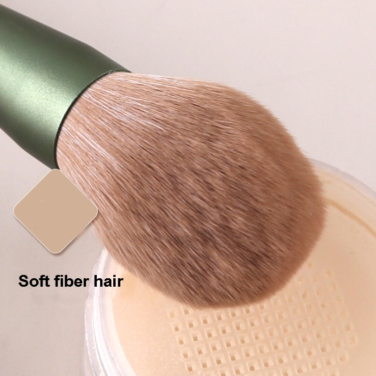 WC-QL10 10 In One Makeup Brush Set Wooden Handle Concealer Brush Foundation Brush Eye Shadow Brush,Specification: Makeup Brush + Bag