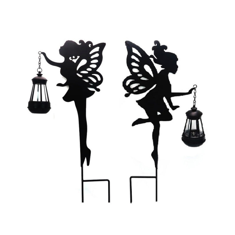 2 in 1 Solar Garden Lamp Metal Outdoor Landscape Garden Light Fairy Ornaments Lawn Light