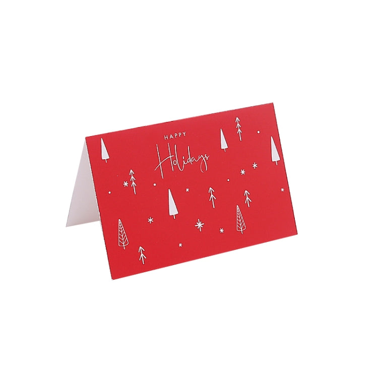 50 PCS Christmas Wishes Card Holiday Gift Card Message Card
