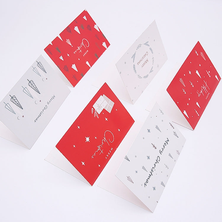 50 PCS Christmas Wishes Card Holiday Gift Card Message Card