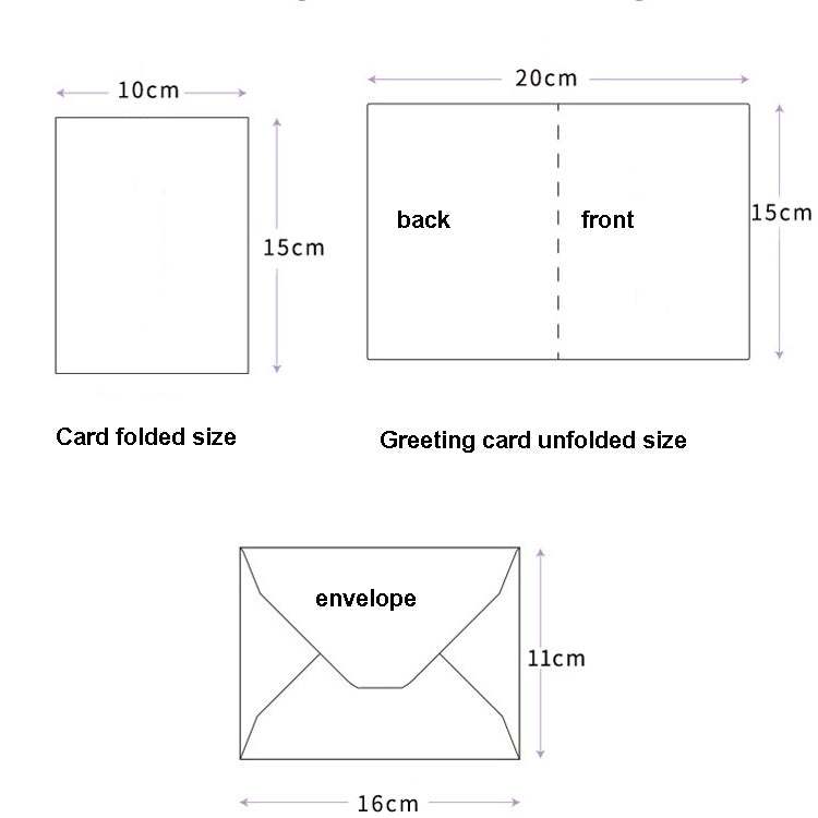 50 PCS Christmas Wishes Card Holiday Gift Card Message Card
