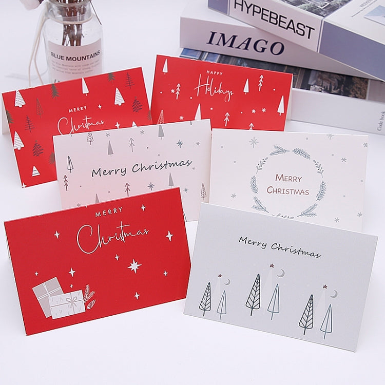 50 PCS Christmas Wishes Card Holiday Gift Card Message Card
