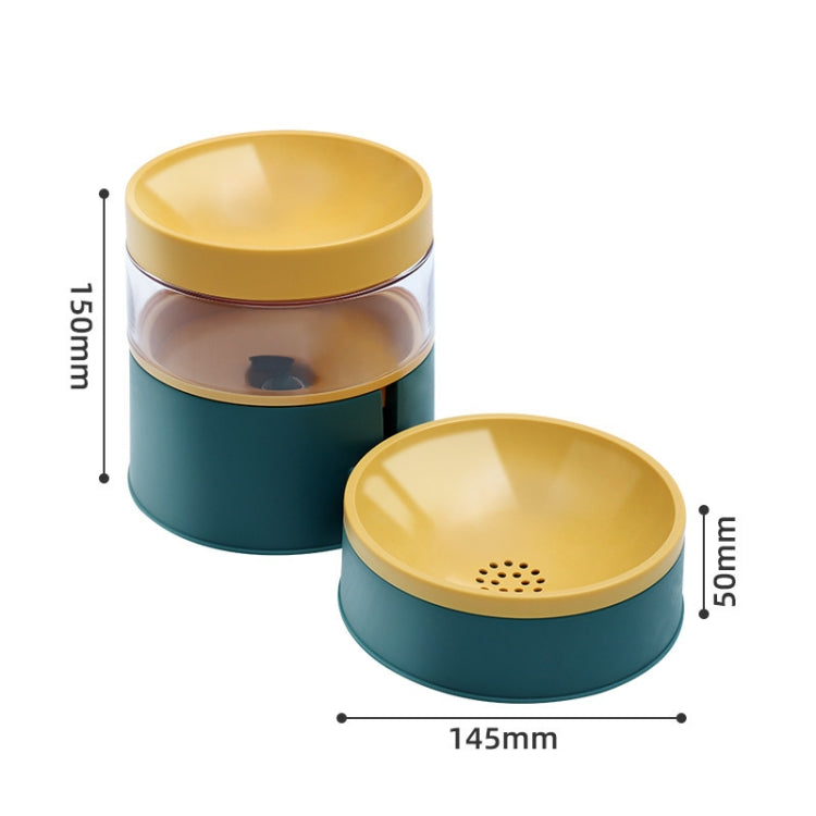 DT331 Automatic Feeder Pet Bowl Increased High Protect Neck Water Dispenser Dual-Purpose Food Bowl