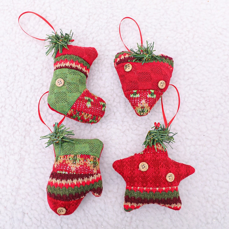6 PCS Christmas Decorations Supplies Christmas Tree Pendant