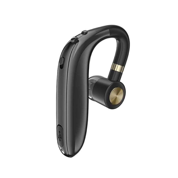 V20 Earhook Wireless Bluetooth 5.2 Earphone Long Endurance Business Vehicle Earphone(Gold+Black)