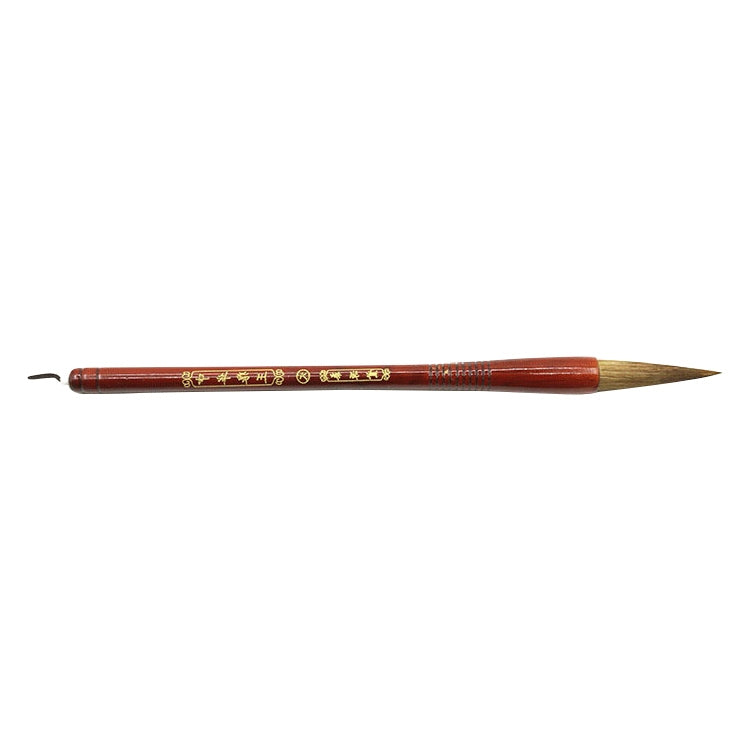 Wooden Writing Brushes Wolf Hair Traditional Calligraphy Painting Practice Script Supply, (L)