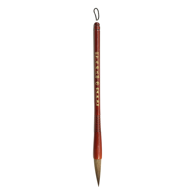Wooden Writing Brushes Wolf Hair Traditional Calligraphy Painting Practice Script Supply (M)